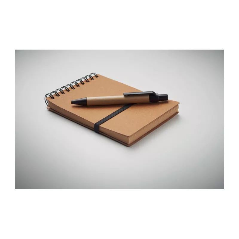 Notes z długopisem 70 kartek w linię NOTIE - Brazowy (MO2481-01)