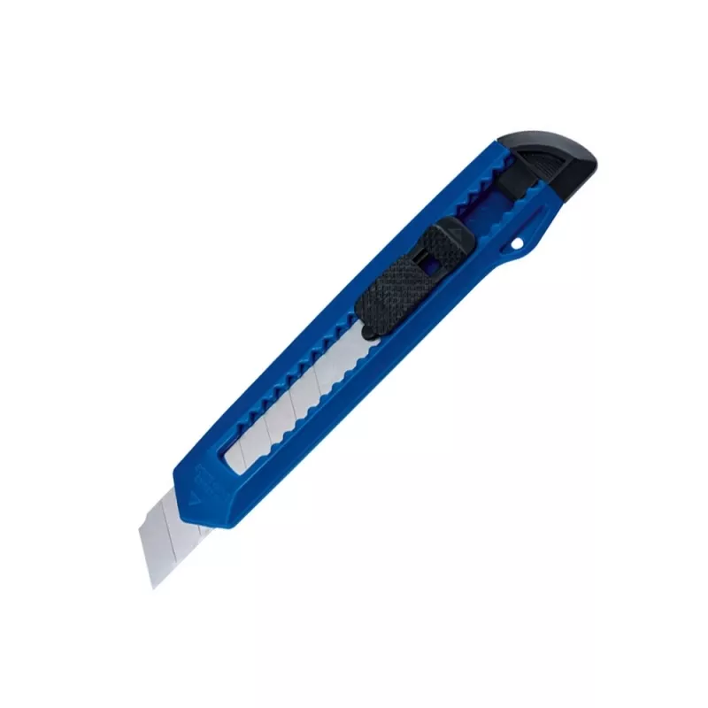 Duży nożyk do kartonu QUITO - niebieski (900104)