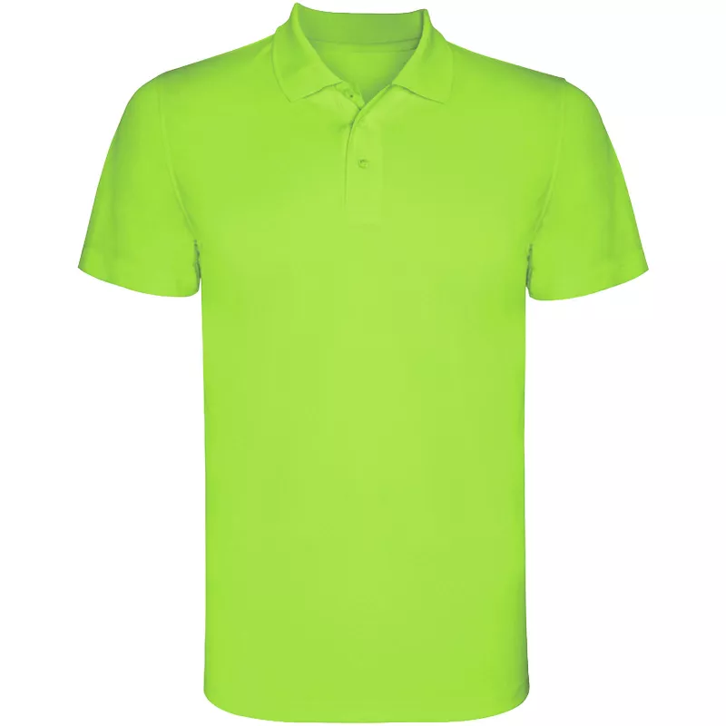 Dziecięca sportowa koszulka polo z poliestru 150 g/m² ROLY MONZHA  - Lime / Green Lime (K0404-LMGRLIME)