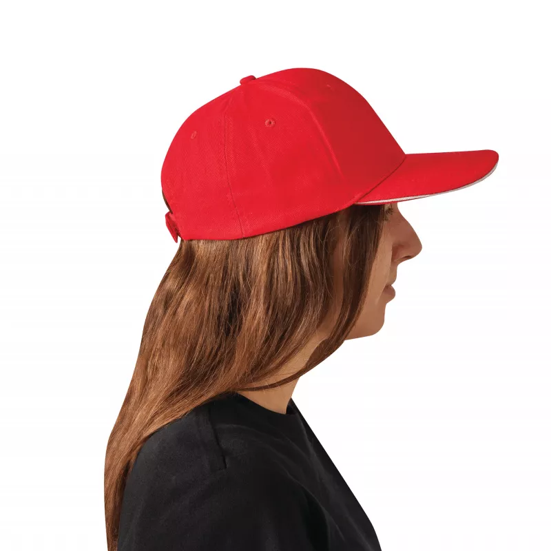 Czapka baseballowa - czerwony (56-0702181)