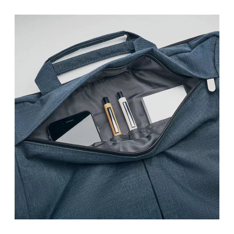 Torba na laptopa 15" z poliestru 360D STOCKHOLM - Niebieski (MO8957-04)