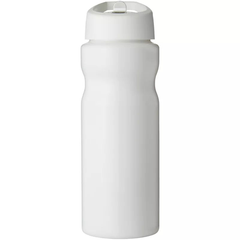 Bidon H2O Base® o pojemności 650 ml z wieczkiem z słomką - Biały (21004909)