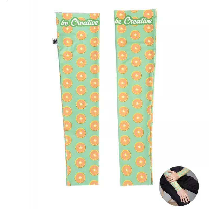 CreaLimb personalizowane rękawy RPET - biały (AP716942)