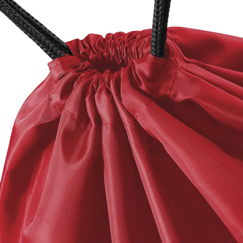 Reklamowy plecak na sznurkach  poliestrowy BagBase BG10, 34 x 45 cm - Classic Red (BG10-CLASSIC RED)