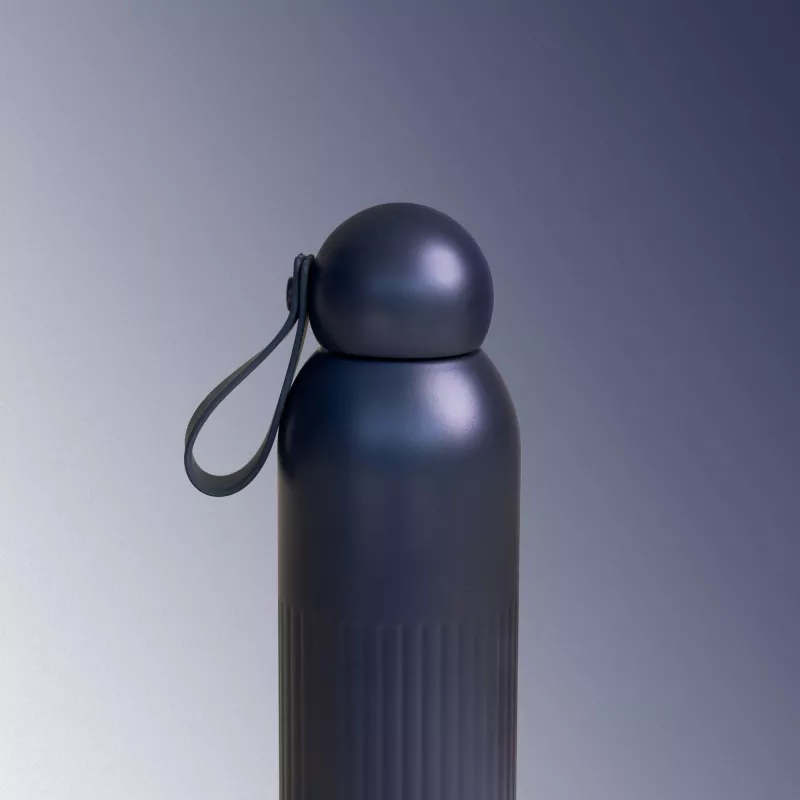 Stalowa butelka Sagaform Tekla (z recyklingu) 500 ml - ciemnoniebieski (LT52132-N0010)