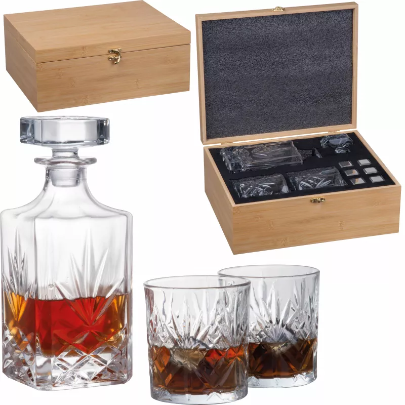 Zestaw do whisky DARLENE - grey (8564813)