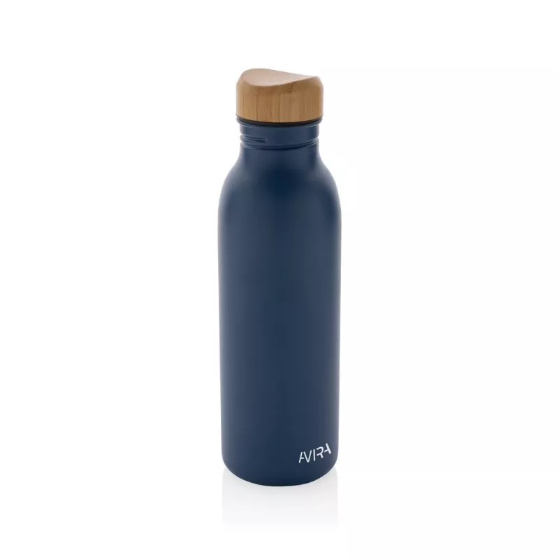 Butelka sportowa 600 ml Avira Alcor, stal nierdzewna z recyklingu - niebieski (P438.065)