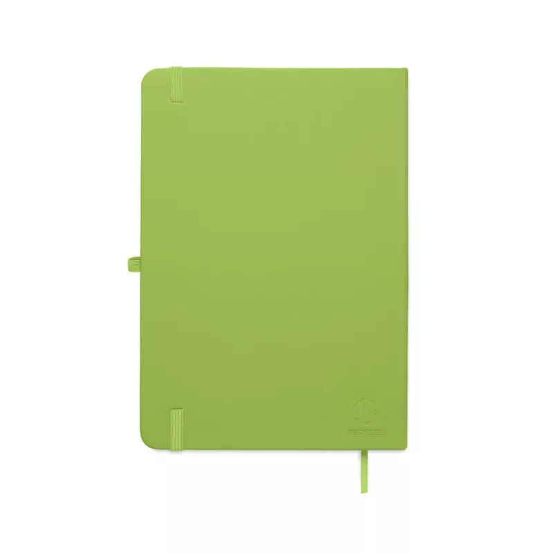 Notes A5 w okładce z PU 96 kartek w linię ARCOLOOP - Limonka (MO3124-48)