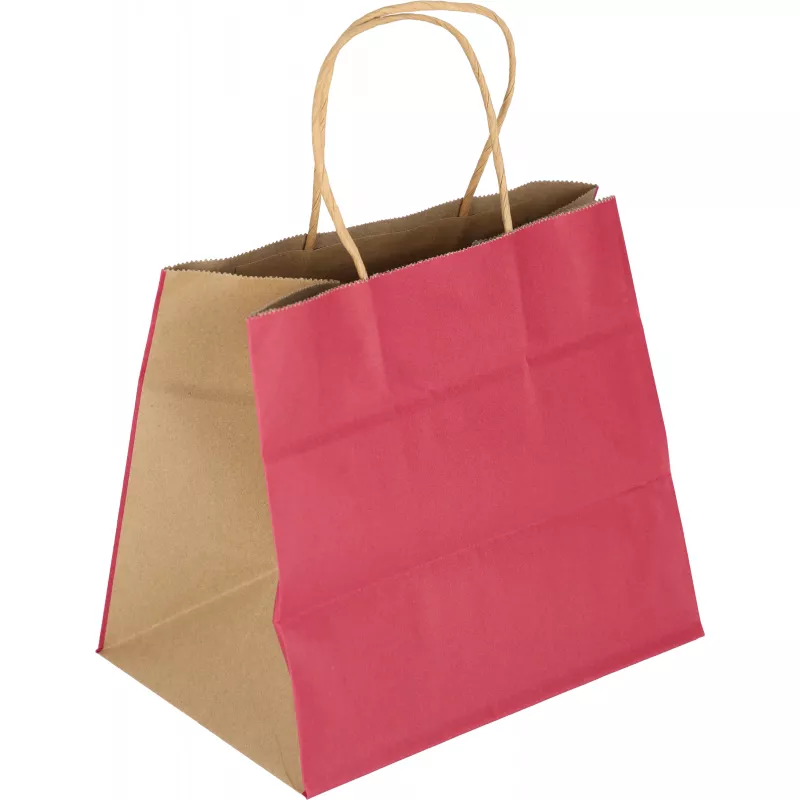 Torba papierowa mała 120 g/m2 HILARY - bordowy (6181802)