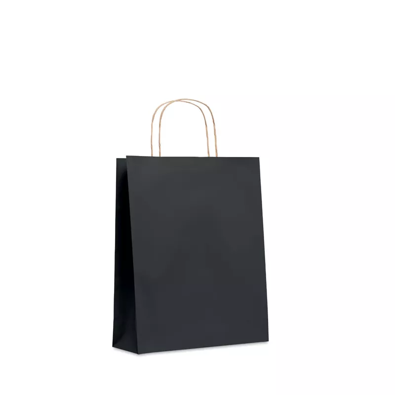 Torba prezentowa średnia 90 g/m² PAPER TONE M - Czarny (MO6173-03)