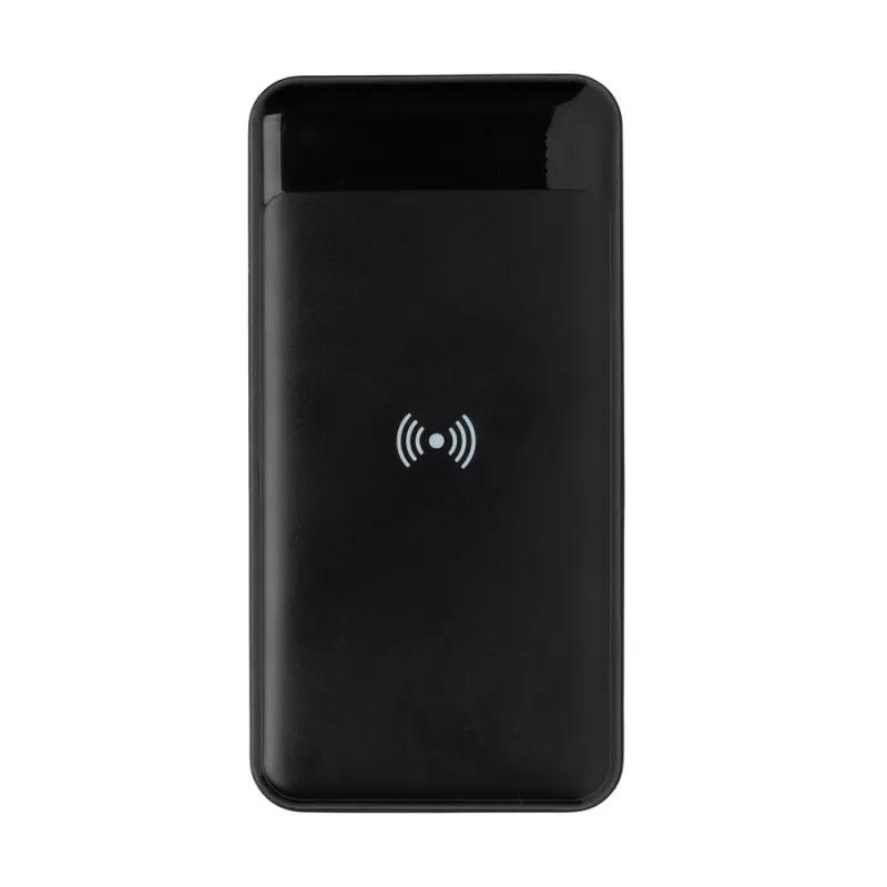 Bezprzewodowy power bank, ładowarka bezprzewodowa - czarny (P322.671)