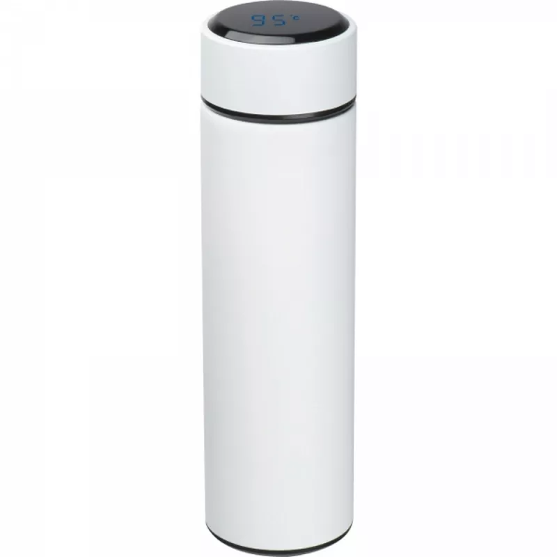 Termos z wyświetlaczem LED 450 ml WINSTON - biały (6155406)