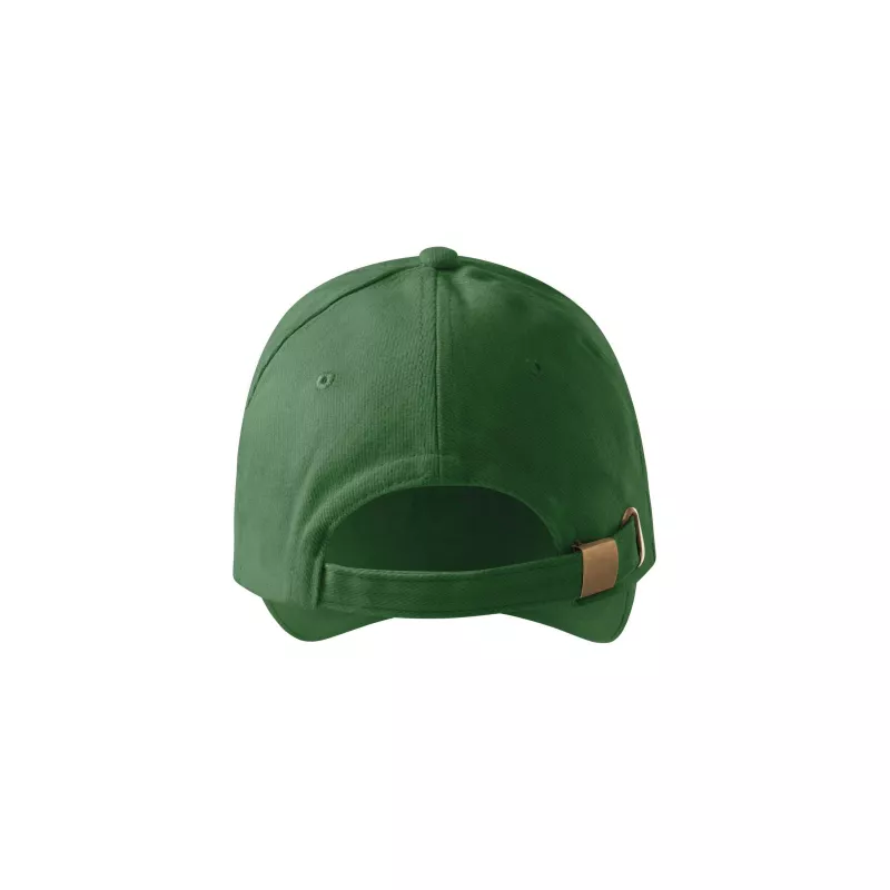 Reklamiowa czapka z daszkiem Malfini SANDWICH 6P 306 - Zieleń butelkowa (ADLER306-ZIELEń BUTELKOWA)