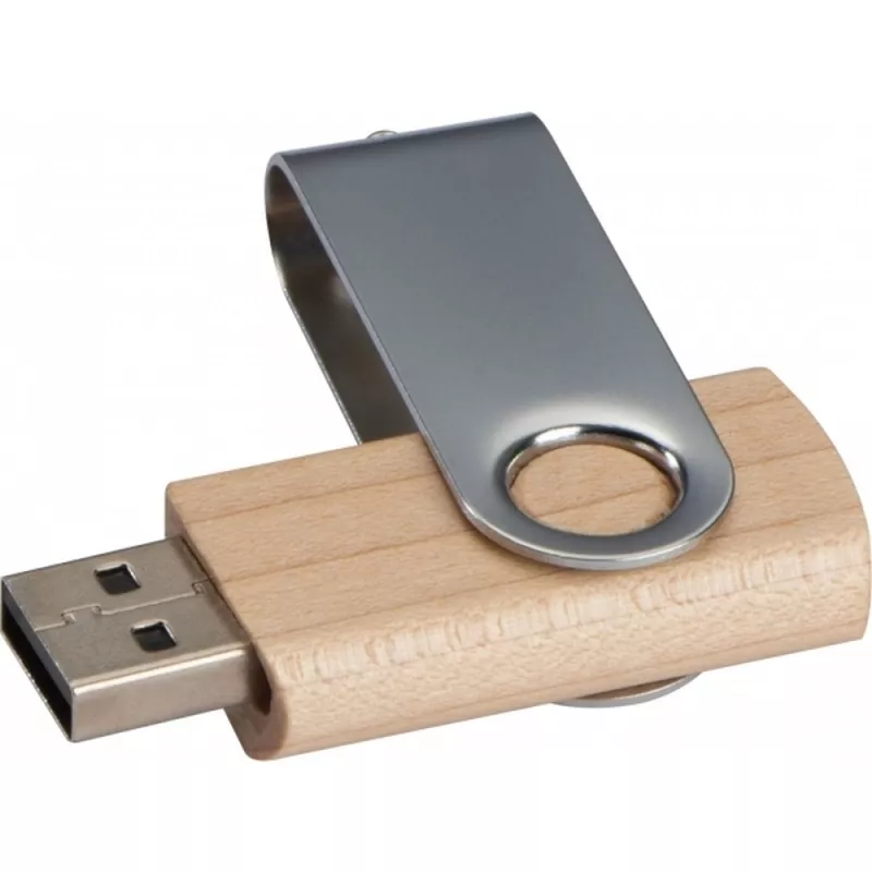 Pendrive drewniany 4GB 2.0 LESSINES - brązowy (087601)
