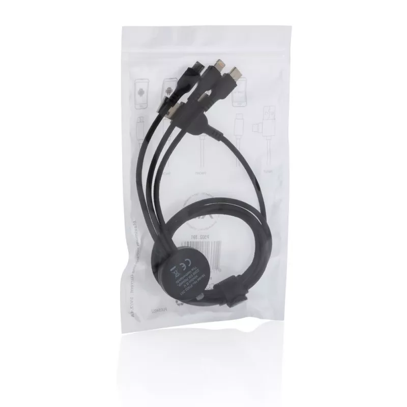Kabel do ładowania z podświetleniem logotypu - czarny (P302.391)