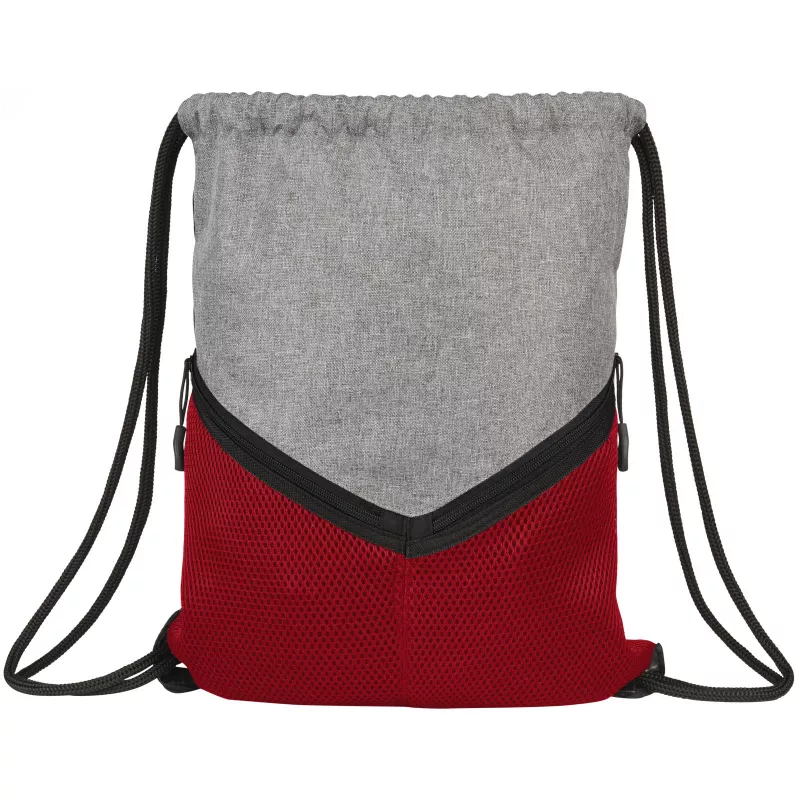 Sportowy plecak Voyager z troczkami 38 x 45.5 cm - Czerwony-Szary (12038501)