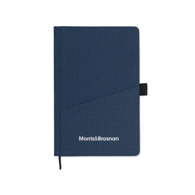 Notes A5 z kieszenią 80 kartek w linię CINCO - Niebieski (MO2285-04)