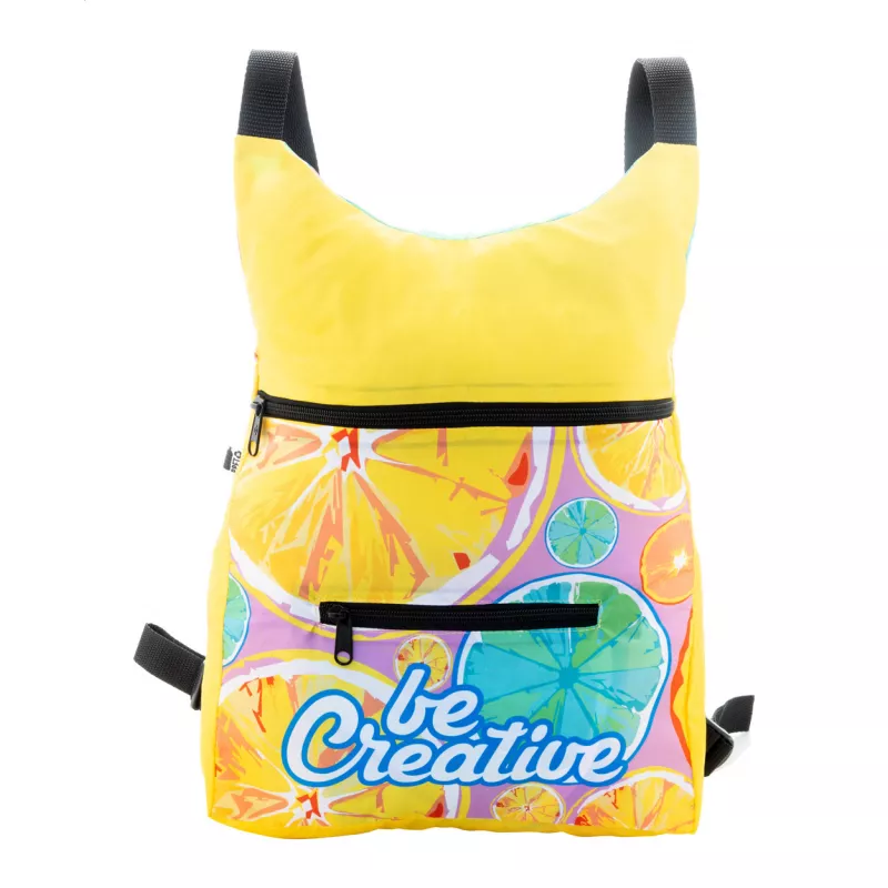 SuboBag Folback personalizowany składany plecak RPET - czarny (AP716834-10)