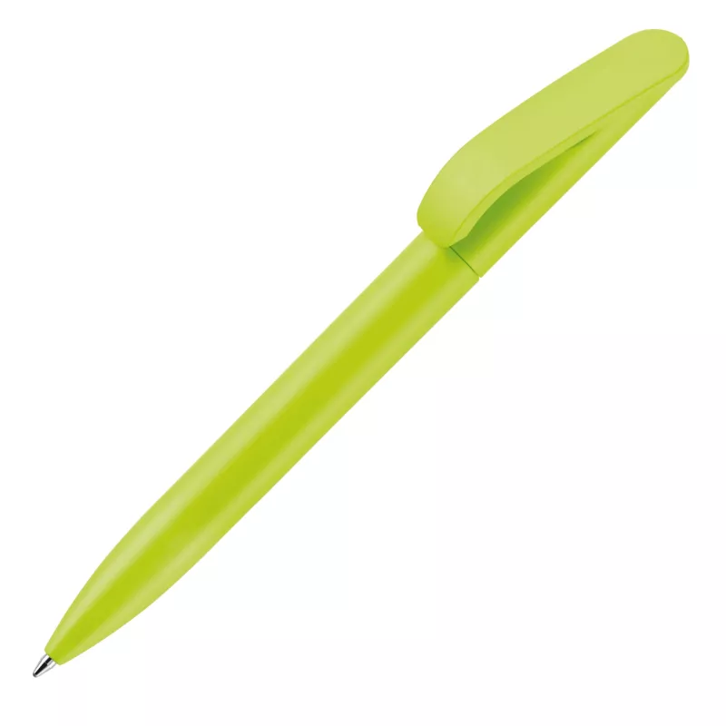 Długopis Slash z delikatnym wykończeniem Wyprodukowany w Niemczech - jasnozielony (LT80110-N0032)