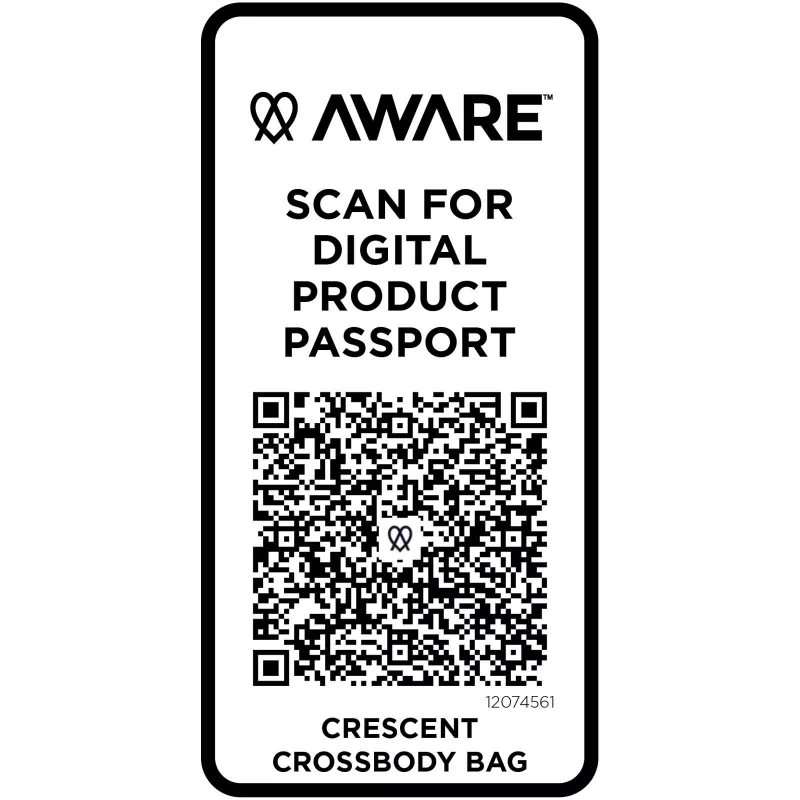 Crescent torba typu crossbody Aware™ z recyklingu o gramaturze 500 g/m² - Zielony (12074561)