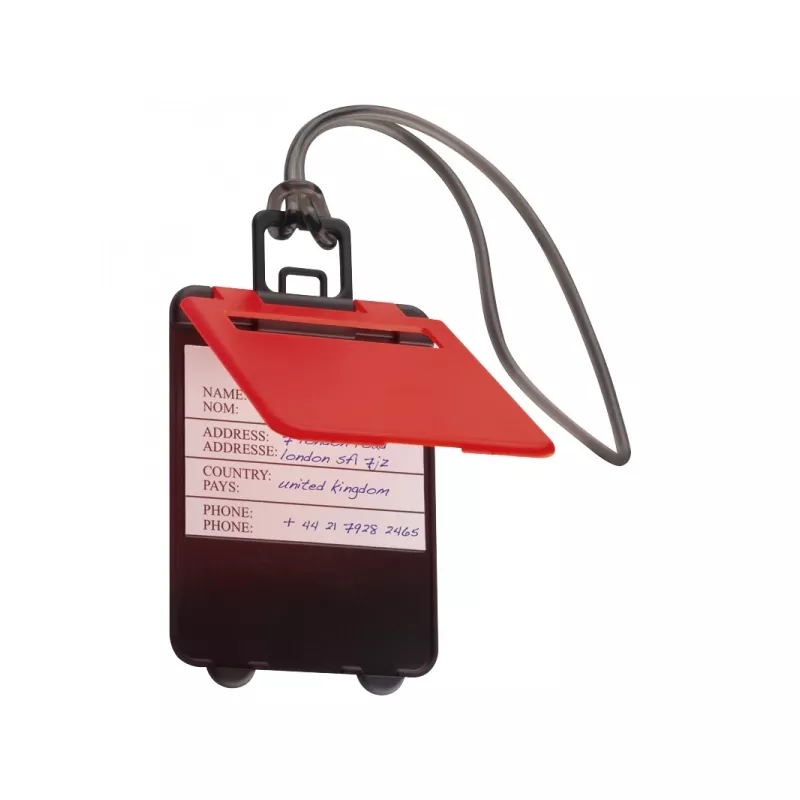 Identyfikator bagażu KEMER - czerwony (791805)