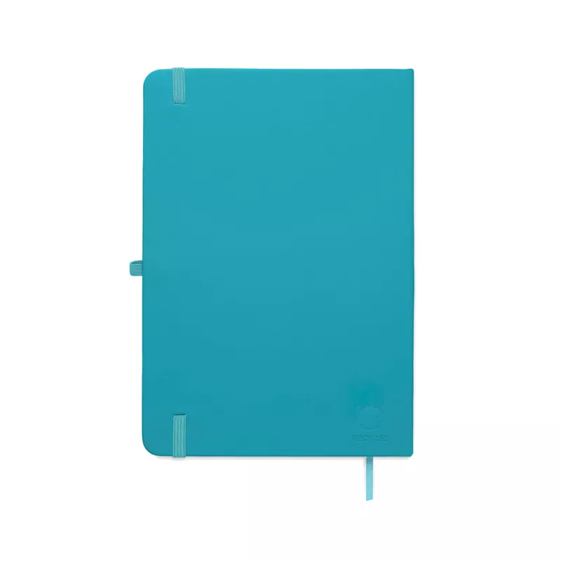 Notes A5 w okładce z PU 96 kartek w linię ARCOLOOP - Turkusowy (MO3124-12)