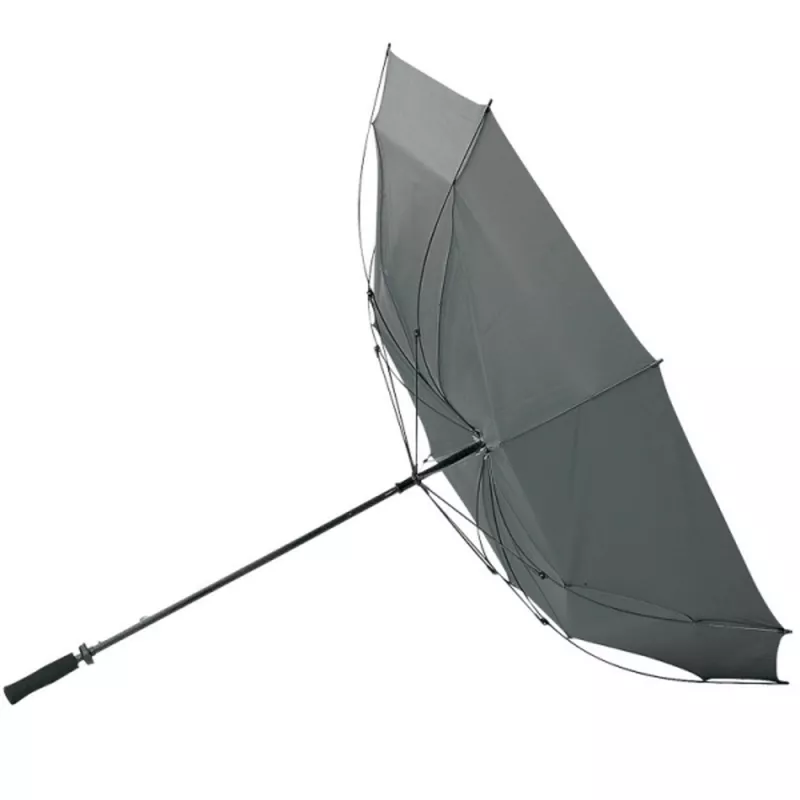 Parasol manualny XL Ø133 cm HURRICAN - szary (518707)