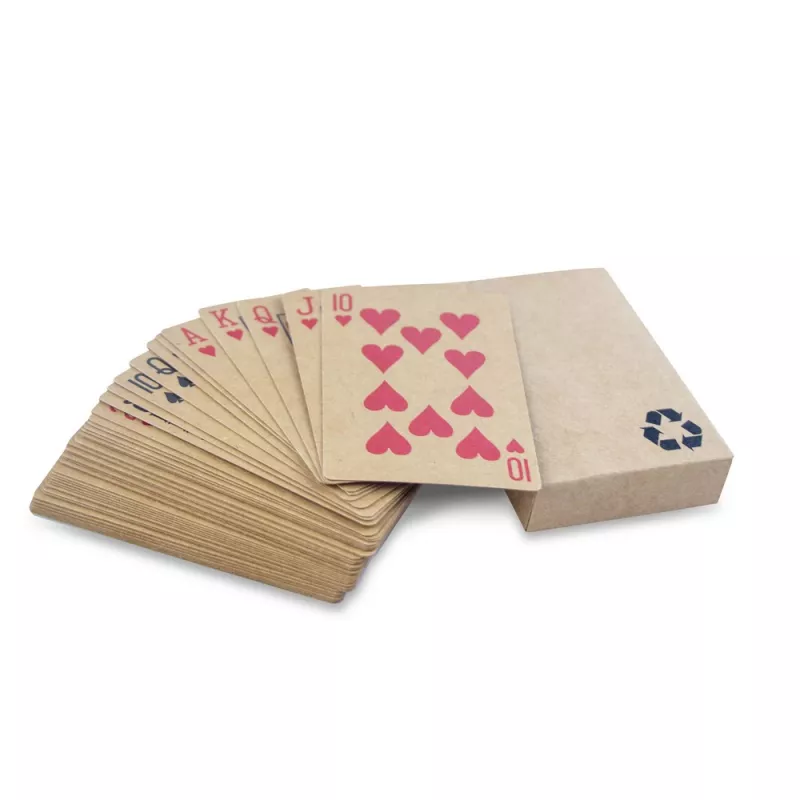 Karty do gry z papieru z recyklingu | Harper - neutralny (V8097-00)