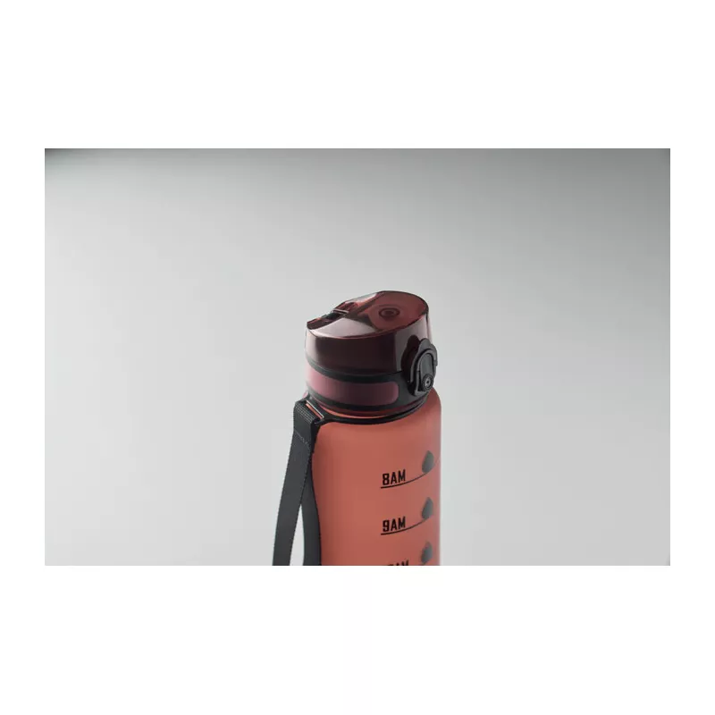 Butelka sportowa RPET 1000 ml ISFORDEN MARK - Burgund (MO2672-02)