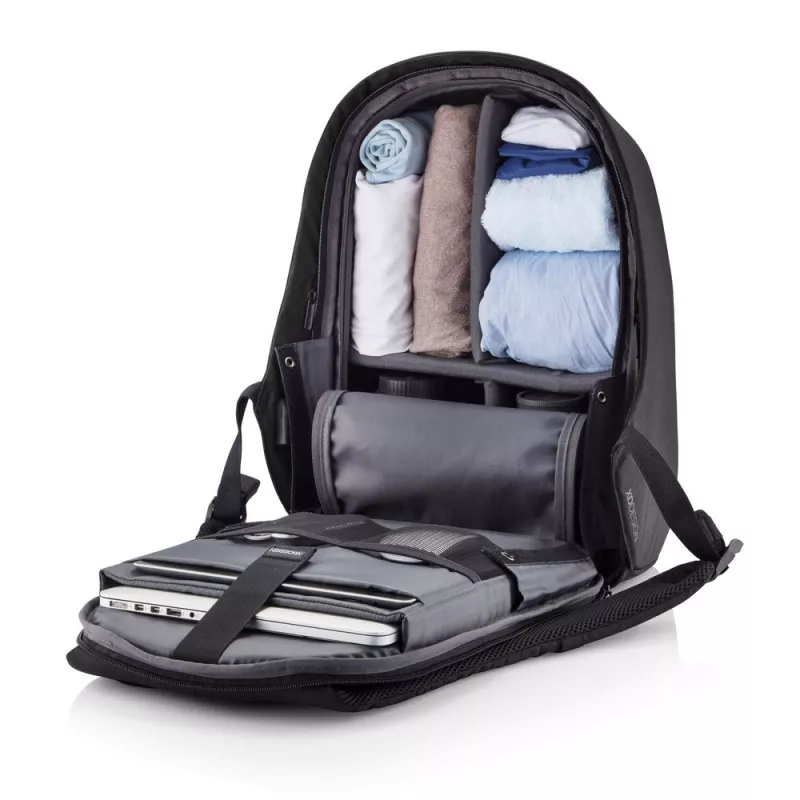 Bobby Hero XL plecak chroniący przed kieszonkowcami - czarny, czarny (P705.711)