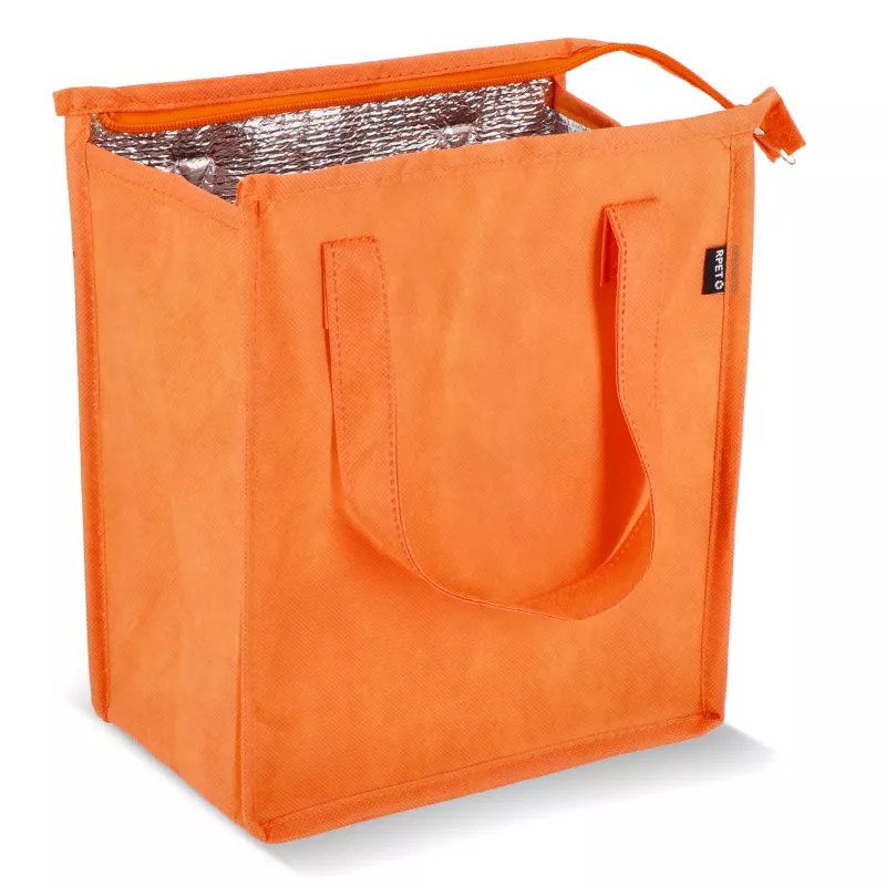 R-PET Torba chłodząca z włókniny 23 x 15 x 27,5 cm 75g/m² - pomarańczowy (LT95392-N0026)