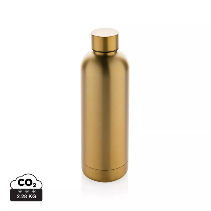 Butelka termiczna 500 ml, stal nierdzewna z recyklingu - golden (P435.706)