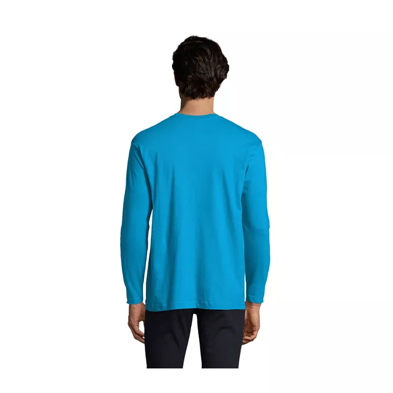 Koszulka męska z długim rękawem 150 g/m² Sol's MONARCH - Aqua (S11420-AQ)