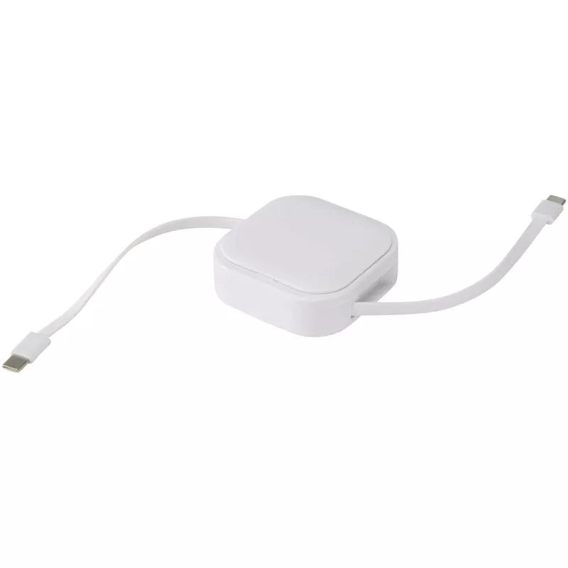 Gloas kabel 5-w-1 z recyklingu do synchronizacji danych z funkcją szybkiego ładowania 100 W i zestawem narzędzi do smartfonów - Biały (12444801)