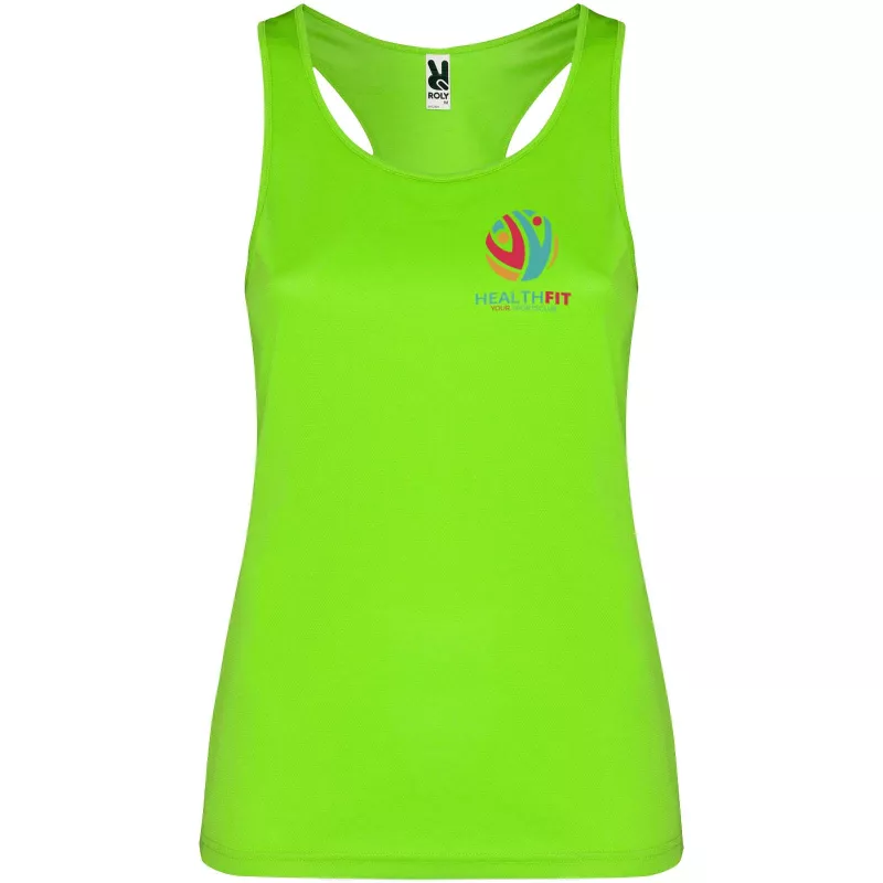 Shura damski podkoszulek sportowy - Limonka (R0349-LIME)