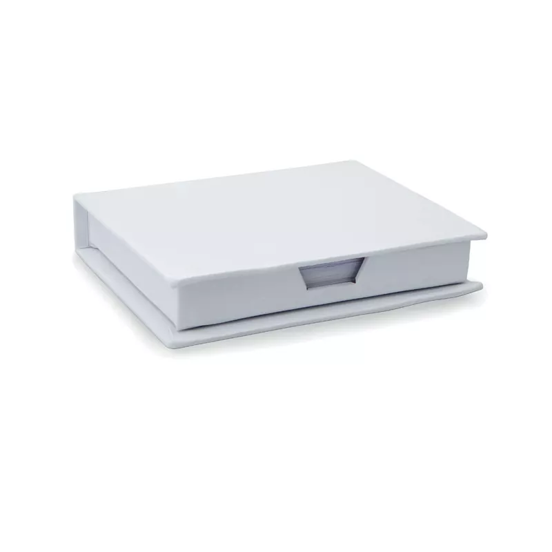 Pojemnik kartonowy z karteczkami memo MEMOKIT - Bialy (MO7627-06)