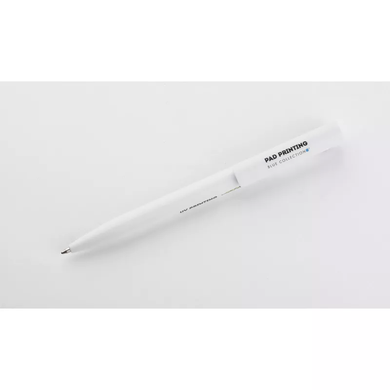 Długopis antybakteryjny NO-BUGS - biały (19672-01)