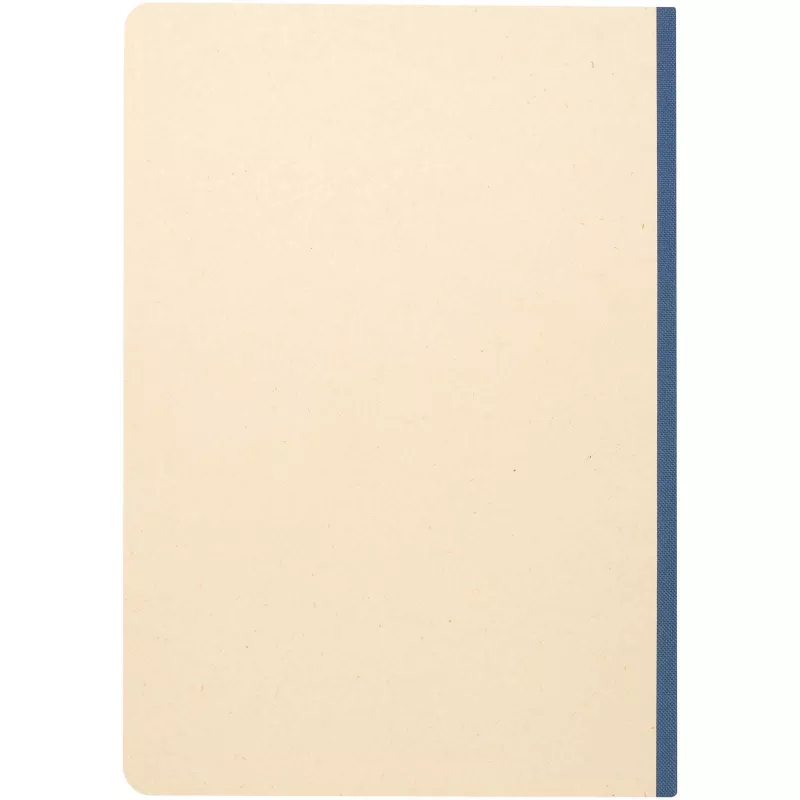 Liliana notatnik A5 z trzciny cukrowej z miękką okładką z RPET - Błękit oceanu (10612552)