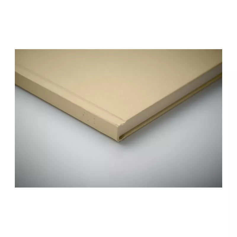 Notes A5 z trzciny cukrowej 80 kartek w linię SUGAR - Khaki (MO2695-39)