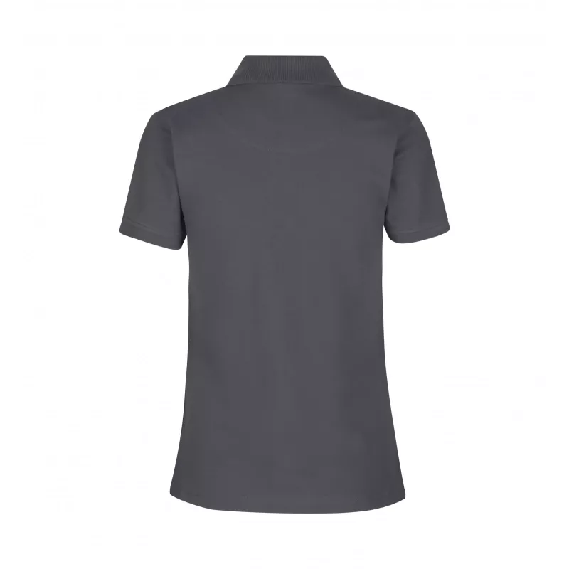 Koszulka bawełniana damska 210 g/m² ID Polo/stretch 527 - Charcoal (0527-CHARCOAL)