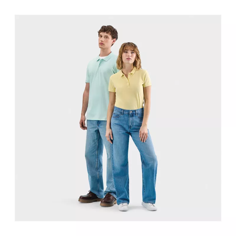 Polo męskie organiczne 170 g/m² Sol's PLANET MEN - Arctic Blue (S03566-AA)