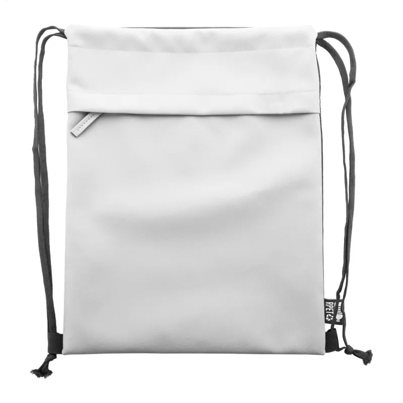 Pudrow worek ze sznurkami RPET - szary (AP808282-77)