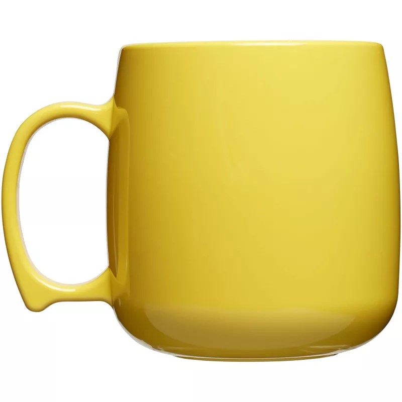 Kubek Classic wykonany z tworzywa sztucznego o pojemności 300 ml - Żółty (21001208)