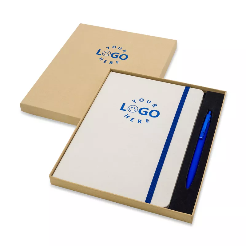 Zestaw notes z długopisem Aurores - niebieski (R47122.04)