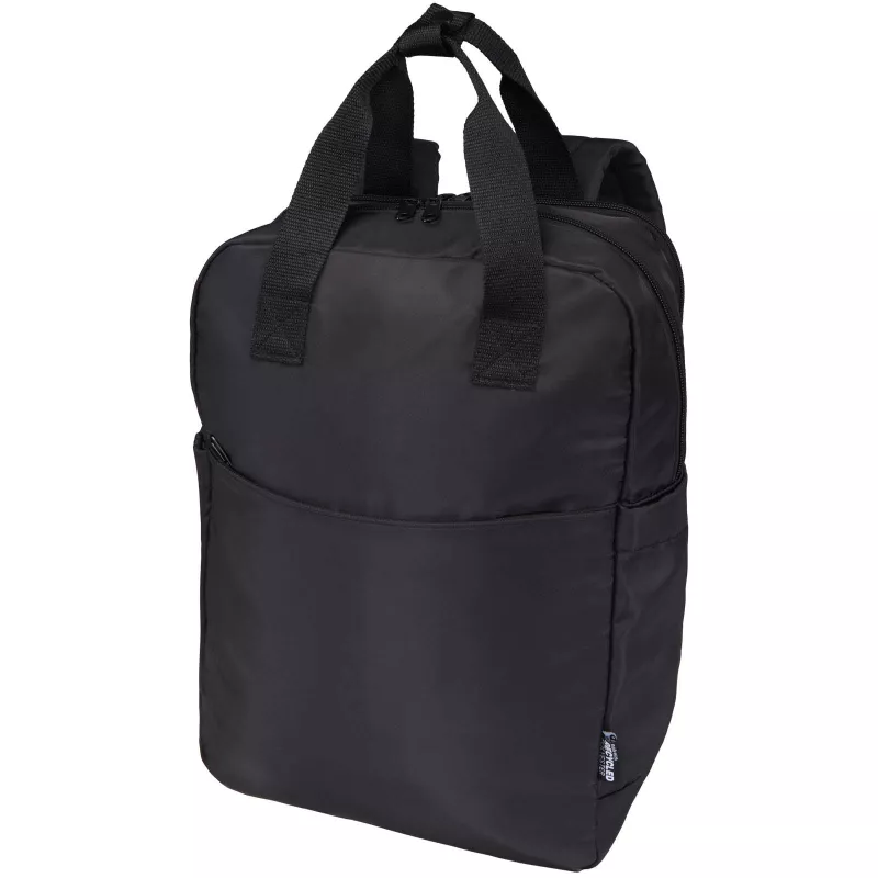Trip Aware™, plecak na laptopa 14 cali wykonany z materiałów z recyklingu, 9 l - Czarny (12076290)