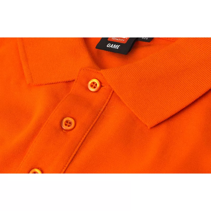 Koszulka bawełniana 210 g/m² ID Polo/stretch 0525 - Orange (0525-ORANGE)