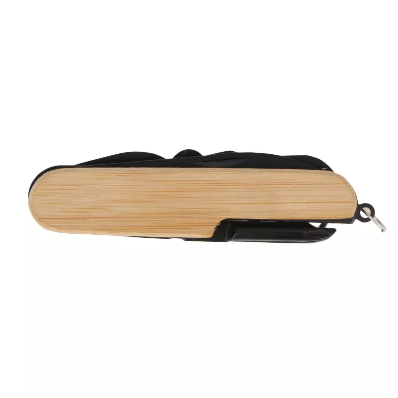 Multi-tool bamboo 9 funkcji - czarny (LT93409-N0002)