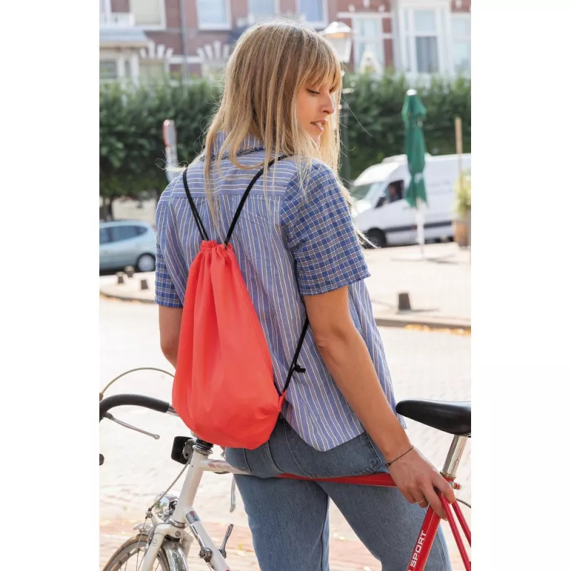 Worek ze sznurkiem Impact AWARE™ RPET - czerwony (P762.684)