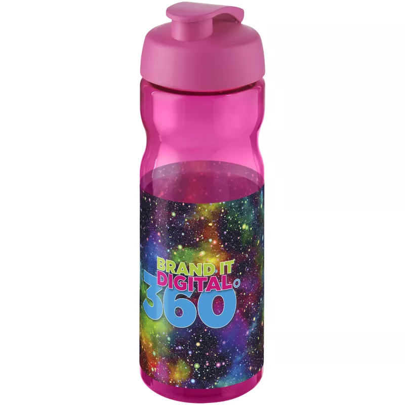 Bidon H2O Base® o pojemności 650 ml z wieczkiem zaciskowym - Magenta-Magenta (21004527)