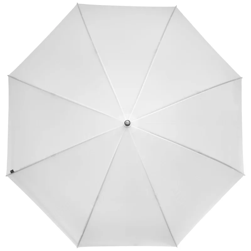 Wiatroodporny parasol golfowy Ø130 cm Romee  z PET z recyklingu - Biały (10940901)